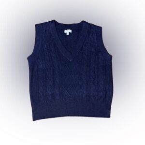 True craft Navy blue sweater vest size XS